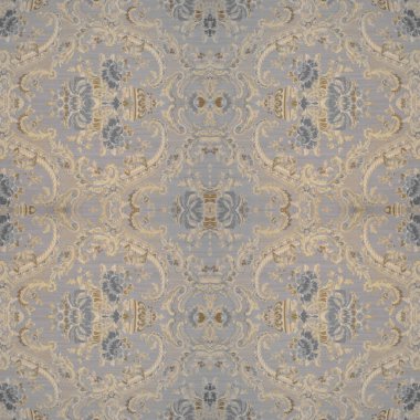 Kafesteki kusursuz çiçek desenli kumaş.