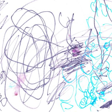 Bebek sanat çocuk resimleri kağıda renkli resim