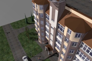multistorey, Binası