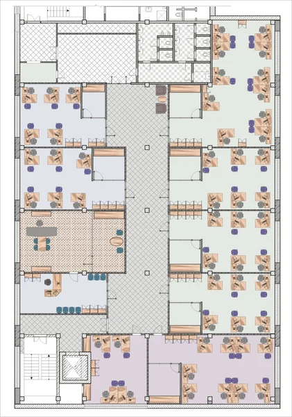 Oficina grande — Foto de Stock