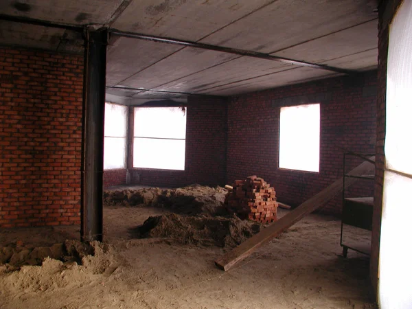 Construção de casas de campo — Fotografia de Stock