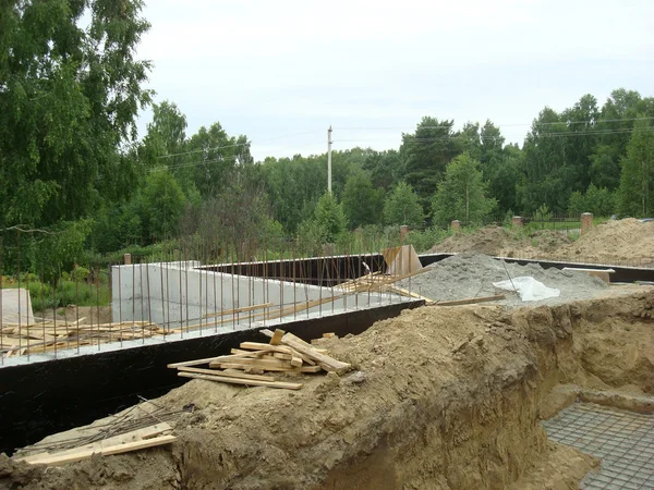 Foundation of a House — Stock Photo, Image