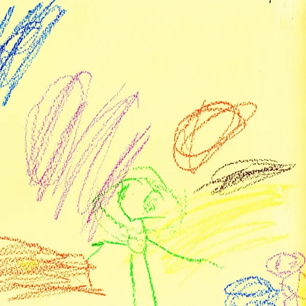 Dibujo abstracto de niños — Foto de Stock