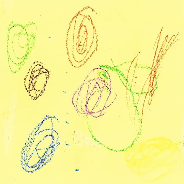 Abstract Bambini che disegnano — Foto Stock