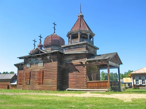 Oude Russische houten architectuur — Stockfoto