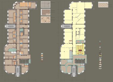 Planı çizim kamu Binası