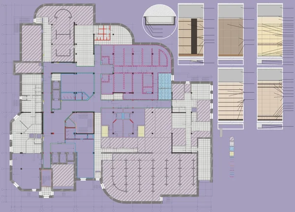 Planı çizim kamu Binası