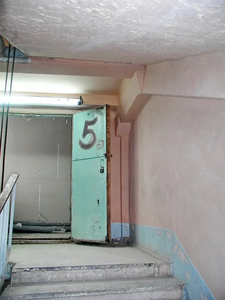 Old concrete stairs loft — Stock Photo, Image