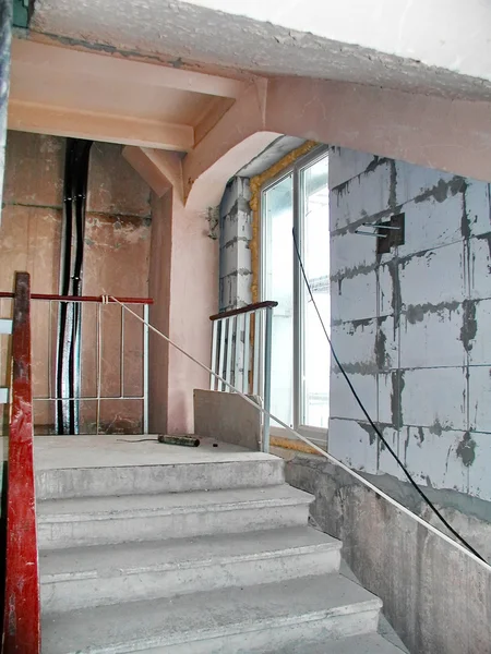 Old concrete stairs loft — Stock Photo, Image