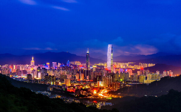 shenzhen Cityscape skyline