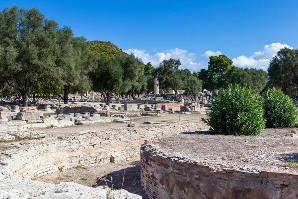 Olympia harabelerde güneşli bir günde