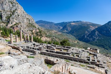 Delphi Yunanistan'da manzaralar