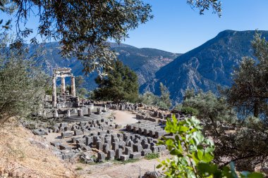 Delphi Yunanistan'da manzaralar