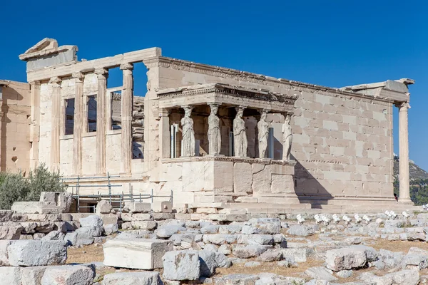 Yunanistan Atina güneşli havalarda antik Acropolis manzarası