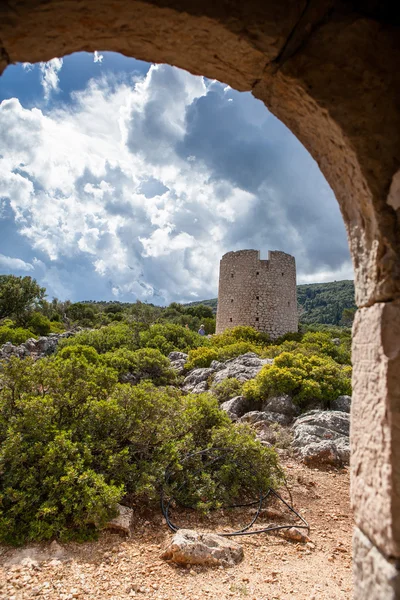 Ithaca Adası güneşli günde