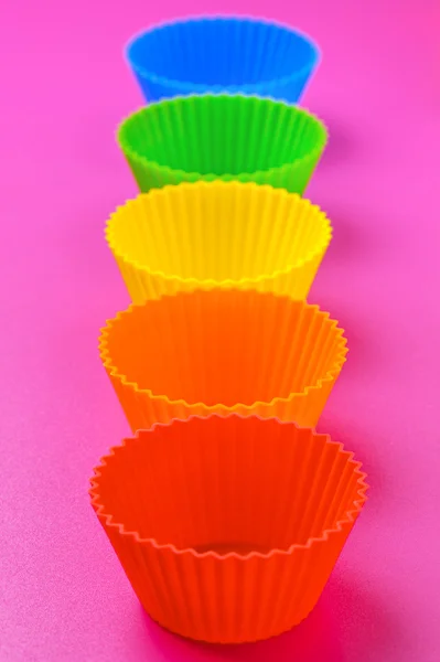 Silicone baking cup — Stock Photo, Image