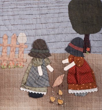 Sunbonnet Sue Aplike Yorgan 