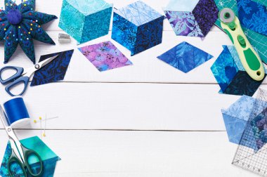 patchwork en iyi görünüm için aksesuarlar