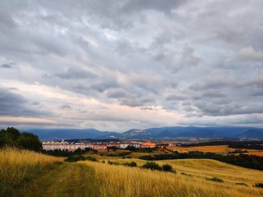Dağların güzel manzarası, doğa manzarası