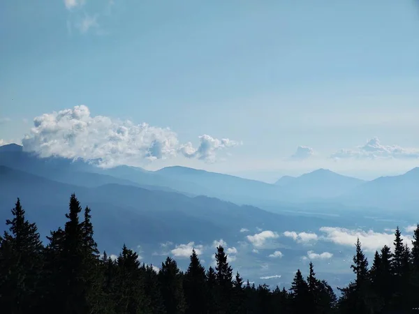 Krásná Krajina Hor Přírodní Zázemí — Stock fotografie