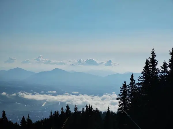 Krásná Krajina Hor Přírodní Zázemí — Stock fotografie