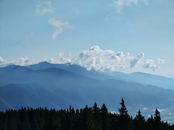 Krásná Krajina Hor Přírodní Zázemí — Stock fotografie