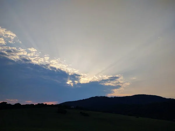 Krásná Krajina Hor Přírodní Zázemí — Stock fotografie