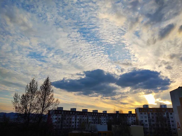 View City Architecture Amazing Cloudy Sky — Stock Photo, Image