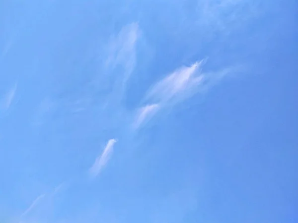 Голубое Небо Облаками Фон Природы — стоковое фото