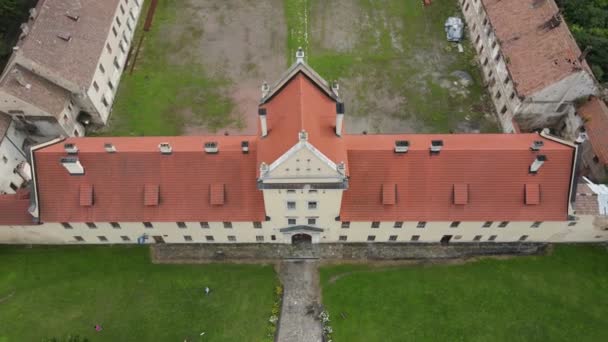 Castelo antigo em Zhovkva na Ucrânia — Vídeo de Stock