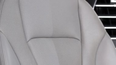 Deri koltukları tozdan ve çamurdan sil ve parlat. Profesyonel oto temizleme.