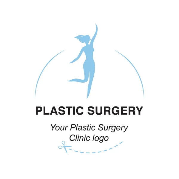 Logo pro plastické chirurgie kliniky — Stockový vektor