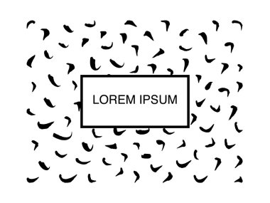 El çizimi desenli soyut arkaplan