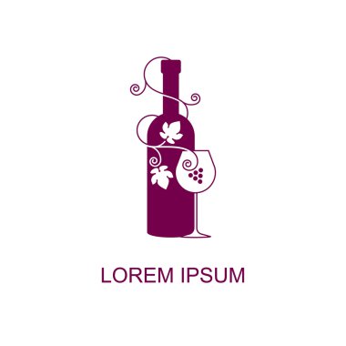 Şişe şarap, şarap logosu