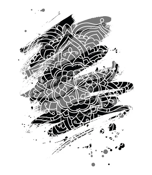 Fond abstrait dessiné à la main — Image vectorielle