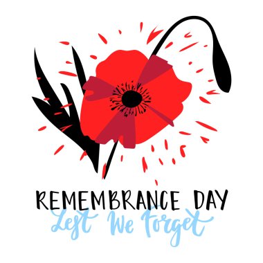 Anma günü kartları tasarımı