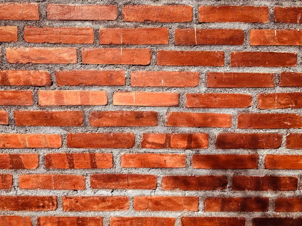 Brick wall with red brick, red brick background.