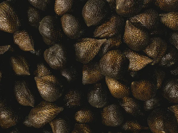 Γκρο Πλαν Άποψη Του Salak Φρούτα Φίδι Salacca Zalacca Ένα — Φωτογραφία Αρχείου