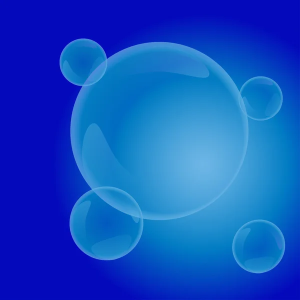 Vector silhouetten voor bubble — Stockvector