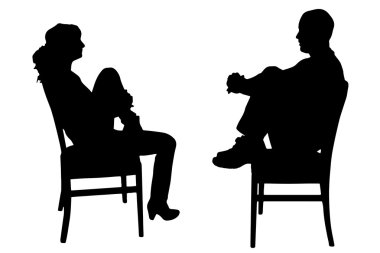 insanların Vector silhouettes.