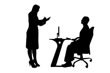 insanların Vector silhouettes.