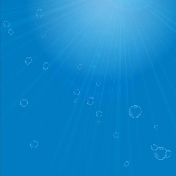 Silueta vectorial de agua . — Vector de stock