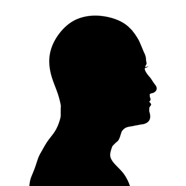 Silhouette vectorielle d'un homme. — Image vectorielle