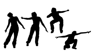 Kadınlar dans ediyor.