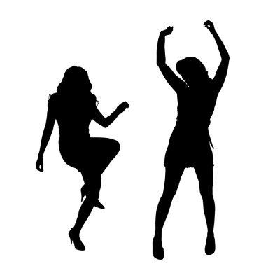 Bir kadın silüeti.