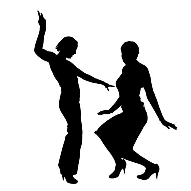 Bir kadın silüeti.