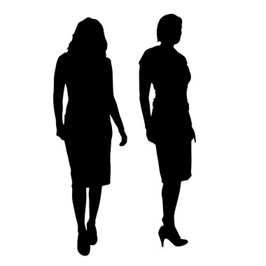 Bir kadın silüeti.