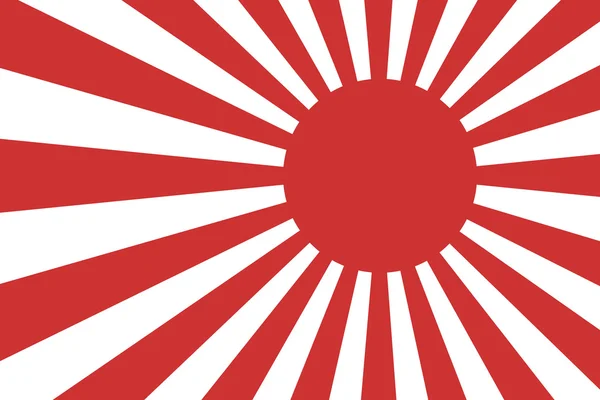 Bandeira japonesa . — Vetor de Stock