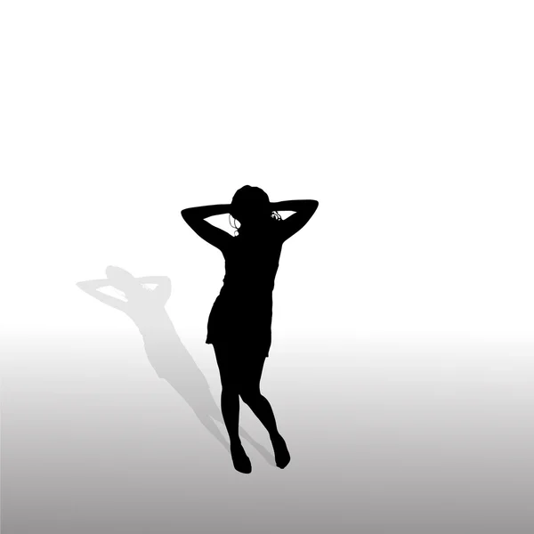 Mujer que baila — Archivo Imágenes Vectoriales