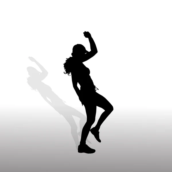 Femme qui danse — Image vectorielle